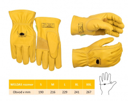 Pracovné rukavice WELDAS pre vodičov